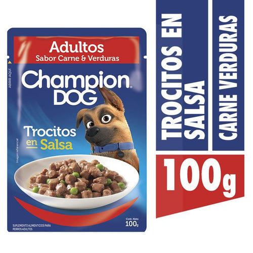 Alimento Humedo Para Perro Adulto 100 Gr Carne Y Vegetales