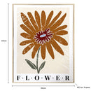 Cuadro Flor 30x40 cm..