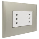 Toma Duplex 10A Blanca Pl3P Perla Nobile