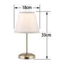 Pack 2 Lamparas Mesa New Lyon X33 Cm