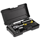 Set Mecanico De Dados 1/4 Pulg 37 Piezas