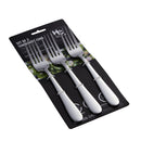 Set de 3 Tenedores Cena Inoxidable Plateado
