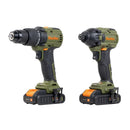 Kit Taladro Percutor 13 mm 20 V+ Atornillador Impacto 20 V +2 Baterias 2 AH + Cargador