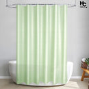 Forro Cortina Bano Verde con Argollas 178x180cm con Iman