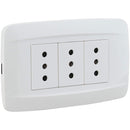 Enchufe 10A Triple Primmus Bco