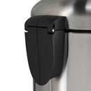 Papelero 20 Litros Metal Gris/Negro