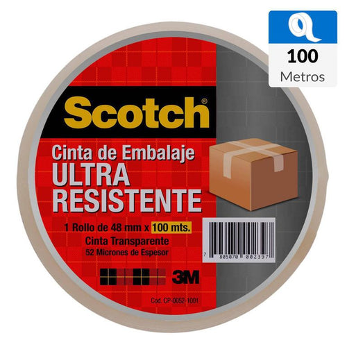 Cinta Adhesiva Para Embalaje Ultraresistente 48 Mm X 100 M