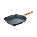 Sarten Grill 28 Cm Aluminio Forjado Negro