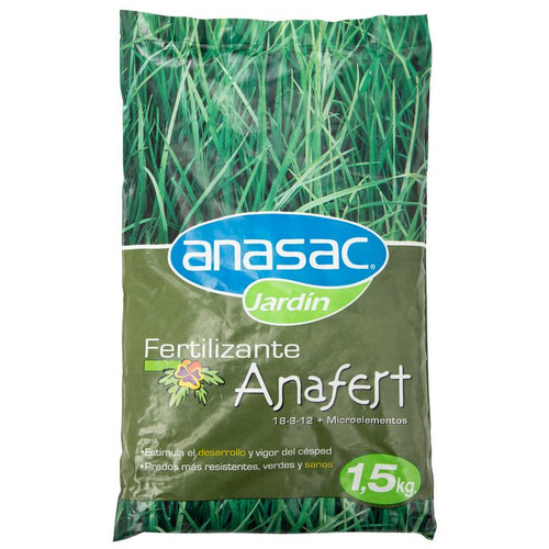 Fertilizante para cesped Anafert 1,5 kg bolsa