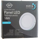 Panel LED circular 24 cm 18 W luz fria