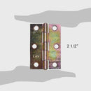 Set Bisagras L38 2,5 Zincado 2 un