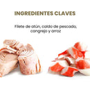 Comida para Gato. Alimento humedo para Gato Todas las edades Atun-cangrejo 70 gr