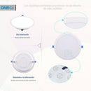 Panel Led Empotrado Circular Blanco 18W Luz Fria