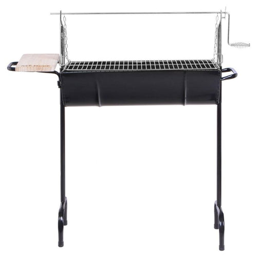Parrilla A Carbon Con Roldana Metal