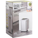 Papelero 45 Litros Acero Inoxidable Gris