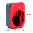 Calefactor Electrico 2000 W Radiacion Sun-10 Red Rojo