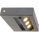 Aplique de muro LED 7,5 W Gris