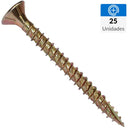 Set Tornillo Turbo/Tapas Madera Cabeza Phillips Madera 30 mm 3.5 mm 40 unidad(es)
