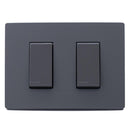 Interruptor doble 9/15 s32 Gris