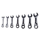 Set de 7 llaves combinacion Ratchet