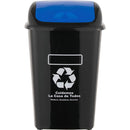 Basurero 30 Litros Plastico Negro