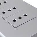 Tomacorriente Triple 10 A Gris