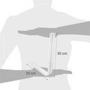 Soporte para repisa metal 25x30 cm blanco