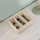 Caja de Organizador de Lentes 24.5x9x18.5 cm Beige