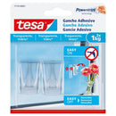 Gancho adhesivo para superficies transparentes y vidrio 1 kg
