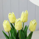 Planta Artificial Tulipan 36 cm Amarillo