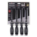 Set de 4 piezas formones 6,12,19,25 mm