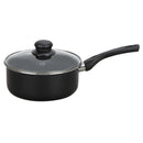 Bateria de cocina 10 Piezas Aluminio Antiadherente Negro