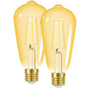 Pack 2 Ampolletas Led 6.7 Kw E27 600 Lm Luz Calida