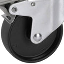 Rueda giratoria con freno plastico 60kg