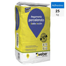 Adhesivo Porcelanato Piso y muro Superficie Rigido 25 kg