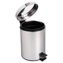 Basurero 5 Litros Metal Gris