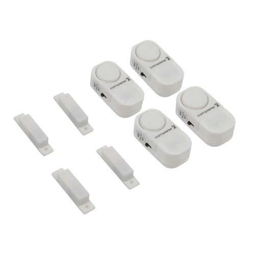 Pack De 4 Mini Alarmas Para Puertas Y Ventanas
