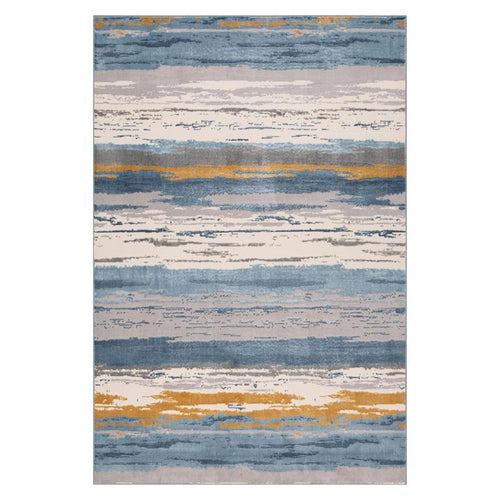 Alfombra Lineas 160x235 cm Polipropileno Azul Claro