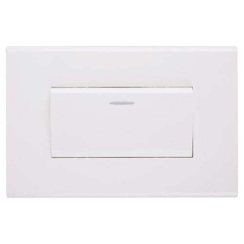 Interruptor simple 9/12 10 A Clio Blanco