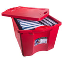 Caja Organizadora 60.3X37.8X48.1 Cm 75 L Rojo