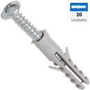 Tarugo + Tornillo 5mm 20 unidades
