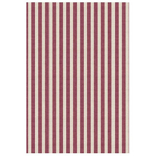 Mantel Rectangular 140X230 Cm Listado Rojo