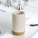 Vaso Doble Bambu Beige