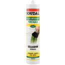Sellador Siliconizado Soudal 400Gr Blanco P/Marcos Y Puertas