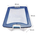 Caja Organizadora 48X36.1X58 Cm 71 L Transparente