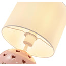 Lampara Mesa Heart 1 Luz E27 Blanco