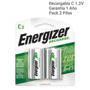 Pack De 2 Pilas Recargables C 2500Mah