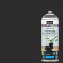 Pintura Esmalte Base Agua Spray 0.4 l Brillante gris
