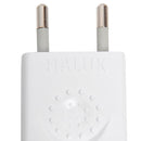 Enchufe Macho Volante 2P Blanco