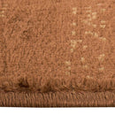 Bajada de Cama Carrera Cuadros 50x90 cm Polipropileno Cafe